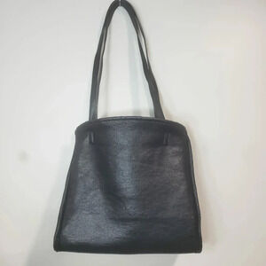 Neiman Marcus Black Sherpa  Shearling Womans Tote Bag.